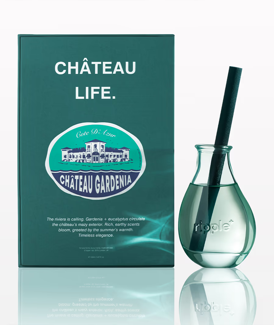 CHÂTEAU GARDENIA - reed diffuser (gardenia aroma + eucalyptus + pink pepper)