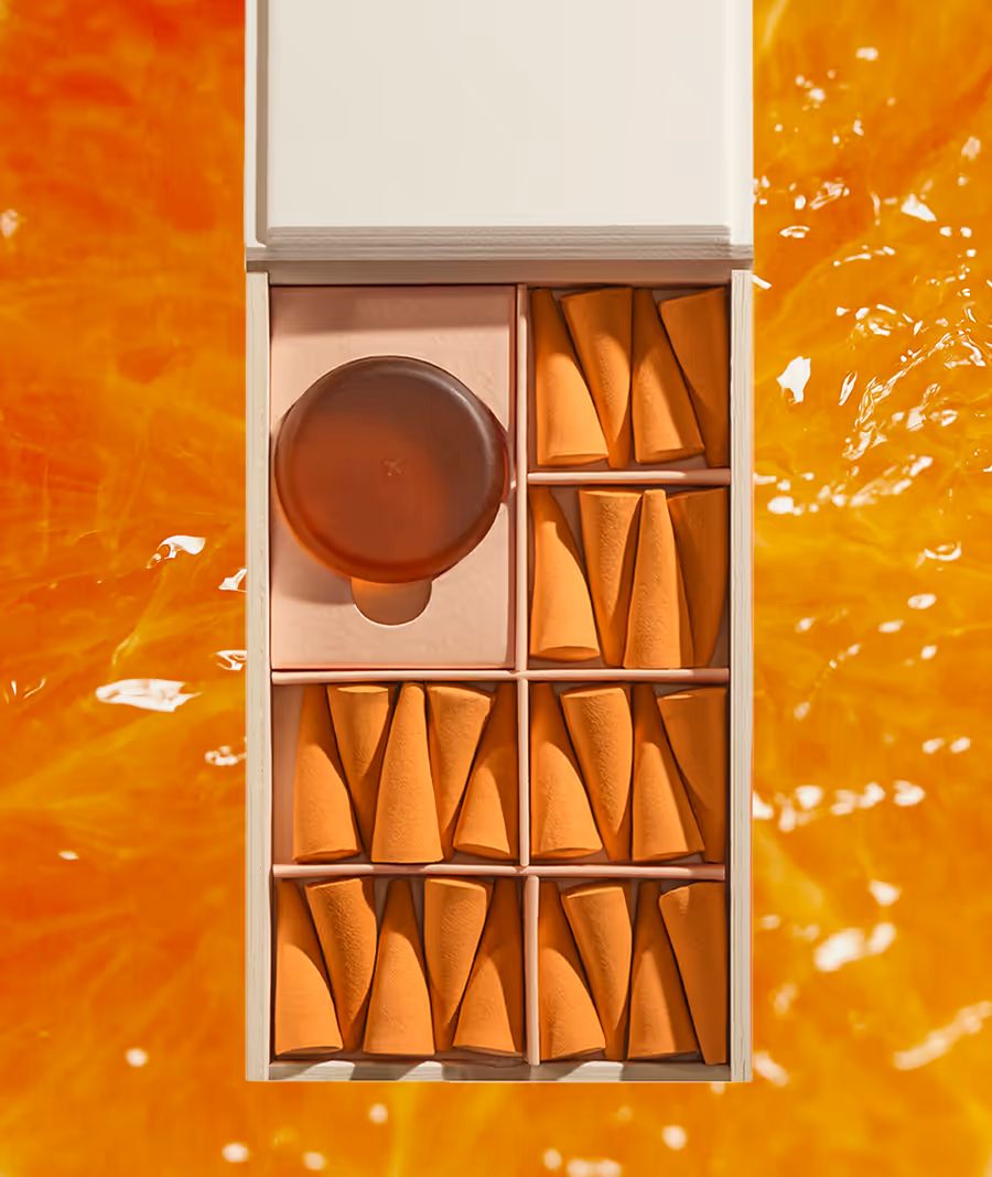 MANDARIN PEEL - Droplets (orange blossom aroma + tuberose + vetiver)