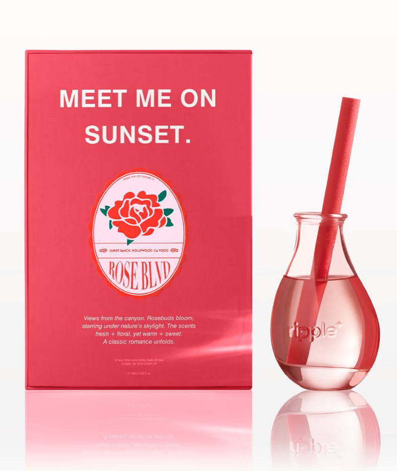 ROSE BLVD - reed diffuser (rose aroma + jasmine + cardamom)